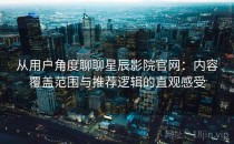 从用户角度聊聊星辰影院官网：内容覆盖范围与推荐逻辑的直观感受