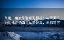 从用户角度聊聊可可影视：与同类平台对比后的真实体验差异，电影可可