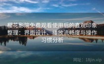 樱花影院免费观看使用后的直观印象整理：界面设计、播放流畅度与操作习惯分析