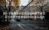 第一次使用茶杯狐官网时的真实感受：从日常使用角度做的综合体验总结