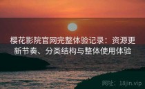 樱花影院官网完整体验记录：资源更新节奏、分类结构与整体使用体验