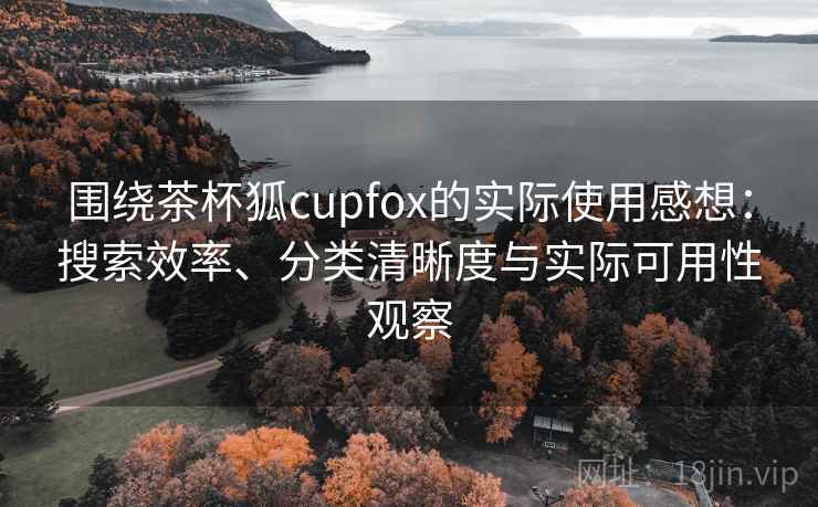 围绕茶杯狐cupfox的实际使用感想：搜索效率、分类清晰度与实际可用性观察  第2张